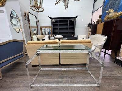  Seguso Seguso Vetri d Arte Murano Glass Console Table By Seguso