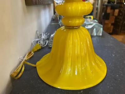  Seguso Seguso Vetri d Arte Pair Of Vintage Murano Glass Lamps