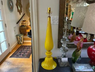  Seguso Seguso Vetri d Arte Pair Of Vintage Murano Glass Lamps