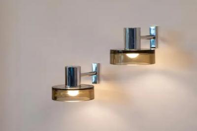  Seguso Seguso Vetri d Arte Pair Seguso wall lights Italy c1970