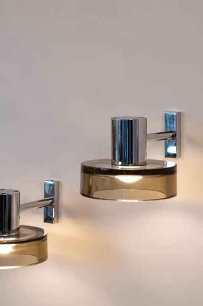  Seguso Seguso Vetri d Arte Pair Seguso wall lights Italy c1970