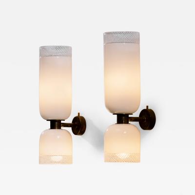  Seguso Seguso Vetri d Arte Pair of Seguso wall lamps