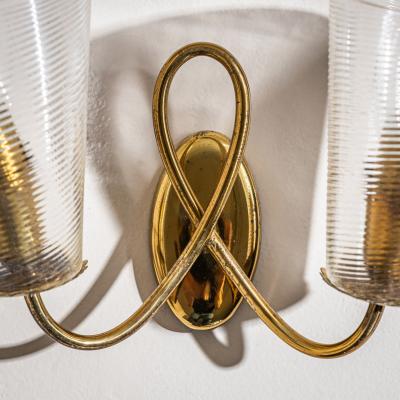  Seguso Seguso Vetri d Arte Pair of Wall Lights attributed to Seguso Vetri d Arte Italy Mid 20th Century