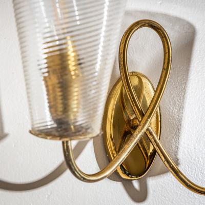  Seguso Seguso Vetri d Arte Pair of Wall Lights attributed to Seguso Vetri d Arte Italy Mid 20th Century