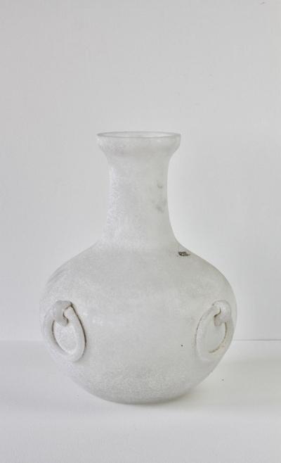  Seguso Seguso Vetri d Arte Scavo Vase by Seguso Vetri D Arte