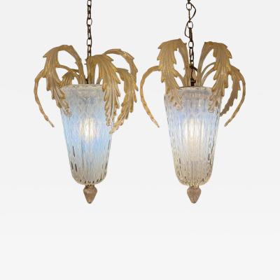  Seguso Seguso Vetri d Arte Seguso Murano Glass Figurative Chandelier 1950s