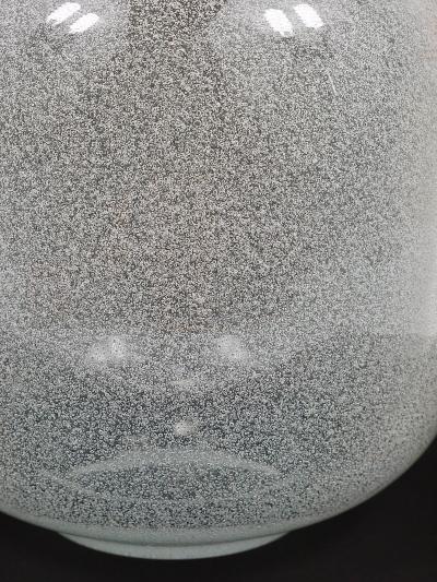  Seguso Seguso Vetri d Arte Seguso Vetri d Arte Pulegoso Bubble Vase with Handles Murano Italy 1950s