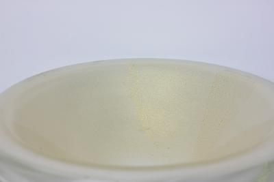  Seguso Seguso Vetri d Arte Seguso by Flavio Poli Gold Clear Sommerso Blown Glass Bowl 1940 Italy
