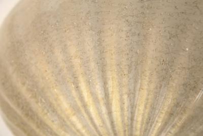  Seguso Small Gold Blown Ceiling Fixture by Seguso