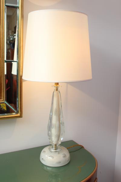  Seguso Vetri dArte Pair of Seguso Vetri dArte Table Lamps made in Italy