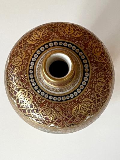  Seikozan Exquisite Japanese Satsuma Vase by Seikozan