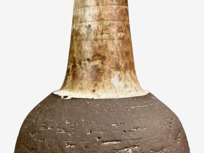  Sejer Keramikfabrik Fridtjof Sejersen Table Lamp Brown Ceramic Denmark 1960s