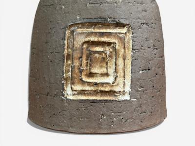  Sejer Keramikfabrik Fridtjof Sejersen Table Lamp Brown Ceramic Denmark 1960s