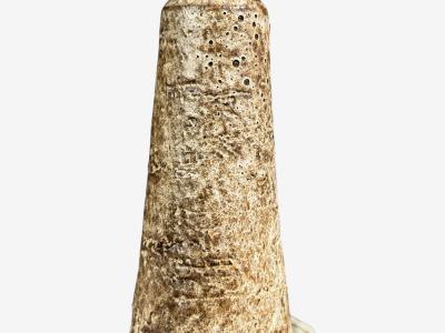  Sejer Keramikfabrik Fridtjof Sejersen Table Lamp Brown Ceramic Denmark 1960s