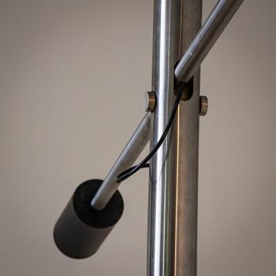  Selenova Large Floor Lamp with Long Arm attributed to Selenova Italy Mid 20th Century