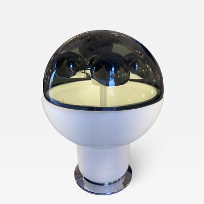  Selenova Space Age Lamp Murano Glass Metal and Lucite by Selenova Italy 1970s