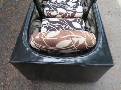  Selig Furniture Co Handsome Pair of Signed Selig Cube Lounge Chairs Mid Century Modern