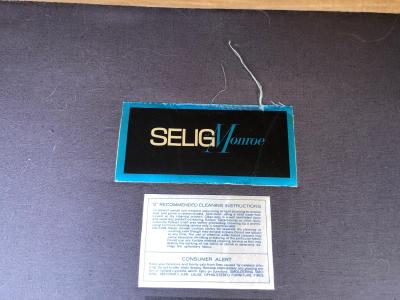  Selig Furniture Co Magnificent 10 Piece Milo Baughman style Cube Sectional Sofa Selig Mid Century