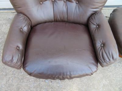  Selig Furniture Co Wonderful Selig Swivel Egg Lounge Chair with Ottoman Mid Century Modern