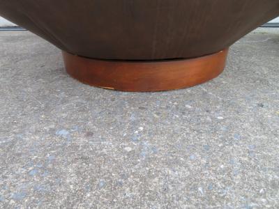  Selig Furniture Co Wonderful Selig Swivel Egg Lounge Chair with Ottoman Mid Century Modern