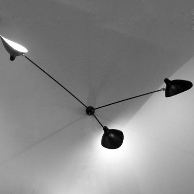  Serge Mouille USA Serge Mouille Spider Sconce 3 Arms in Black AVAILABLE OCTOBER 10
