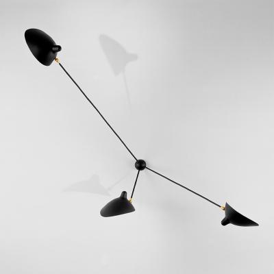  Serge Mouille USA Serge Mouille Spider Sconce 3 Arms in Black AVAILABLE OCTOBER 10