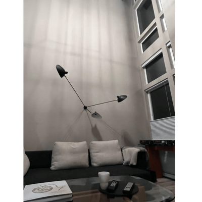  Serge Mouille USA Serge Mouille Spider Sconce 3 Arms in Black AVAILABLE OCTOBER 10