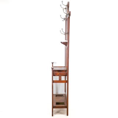  Shapland Petter Shapland Petter A Nice Quality Simple Arts Crafts Oak Hallstand