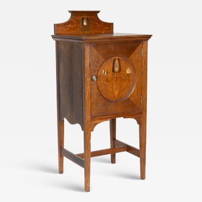  Shapland Petter Shapland Petter An Arts Crafts Oak Bedside Cabinet