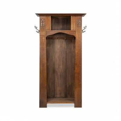 Shapland Petter Shapland Petter Style of MH Baillie Scott an Arts Crafts Oak Hall Cupboard