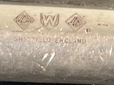  Sheffield 1930s SHEFFIELD HALLMARKED CIGAR HOLDER FLASK