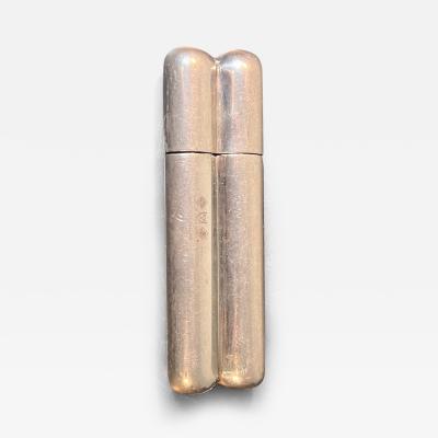  Sheffield 1930s SHEFFIELD HALLMARKED CIGAR HOLDER FLASK