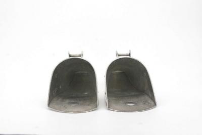  Sheffield 19th Century English Plate Pair Wall Sconce Vase