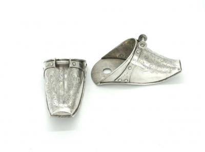  Sheffield 19th Century English Plate Pair Wall Sconce Vase