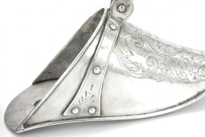  Sheffield 19th Century English Plate Pair Wall Sconce Vase