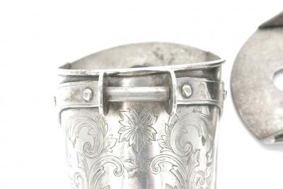  Sheffield 19th Century English Plate Pair Wall Sconce Vase