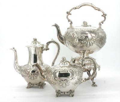  Sheffield 19th Century English Tableware Tea Coffee Service