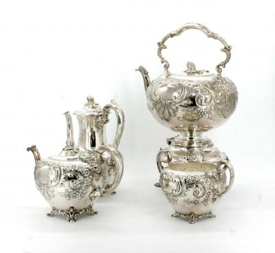  Sheffield 19th Century English Tableware Tea Coffee Service