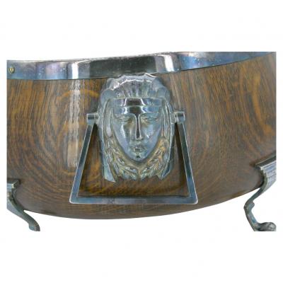  Sheffield Old English Oak Porcelain Centerpiece Bowl