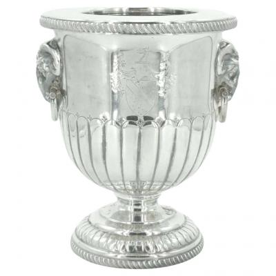  Sheffield Old English Sheffield Plate Regency Wine Cooler