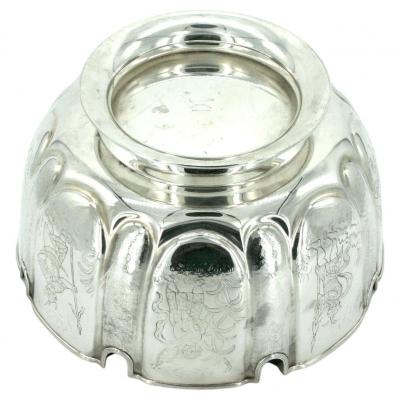  Sheffield Old English Silver Chinoiserie Centerpiece Bowl
