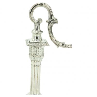  Sheffield Old Sheffield English Plate Piano Candlestick