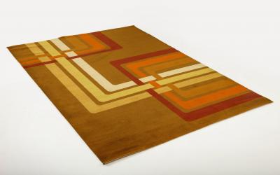 Sidera Multicolored Wool Italian Carpet or Rug by Sidera 1970 Italy
