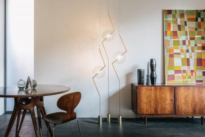  Silvio Mondino Studio Chemistry Fulmine Pendant Floor