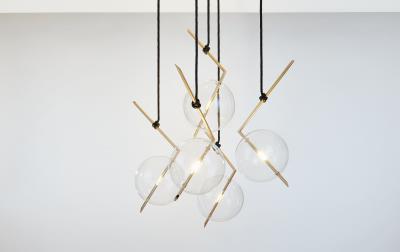  Silvio Mondino Studio Chemistry Nuvole Pendant 5 Lights
