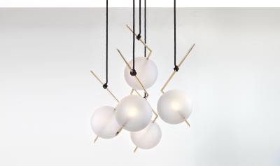  Silvio Mondino Studio Chemistry Nuvole Pendant 5 Lights