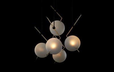  Silvio Mondino Studio Chemistry Nuvole Pendant 5 Lights