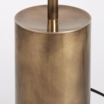  Silvio Mondino Studio Grandine Three Lights Aged Brushed Brass Minimal Sculptural Floor Lamp