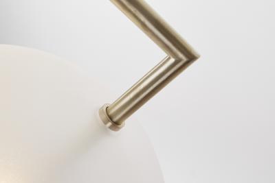  Silvio Mondino Studio Nuvola BOLD One Light Pendant Stardust White Blown Glass Leather Brass