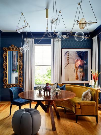  Silvio Mondino Studio Trapezi Six Lights Bright Colors Contemporary Pendant Chandelier Brass Glass